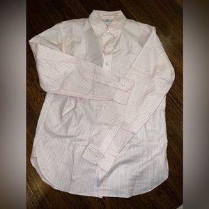 Brooks Brothers Pink/white striped Button Down
Size 15.5-35 Regent Fit